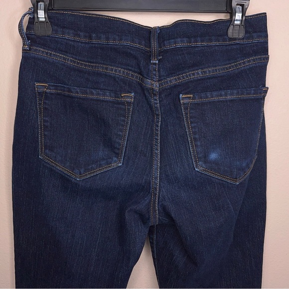 Size 2 Short Curvy Fit Old Navy Dark Blue Denim Jeans Mid Rise  *READ LISTING - Picture 8 of 16